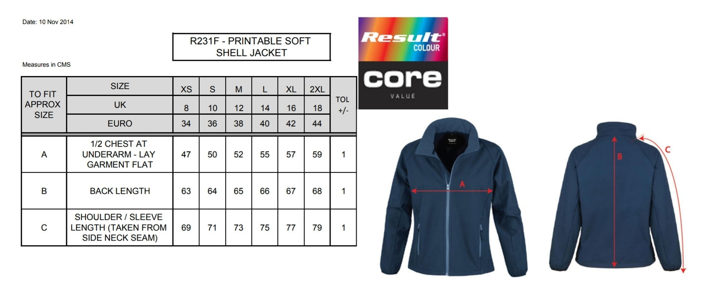 Ladies Softshell Jacket