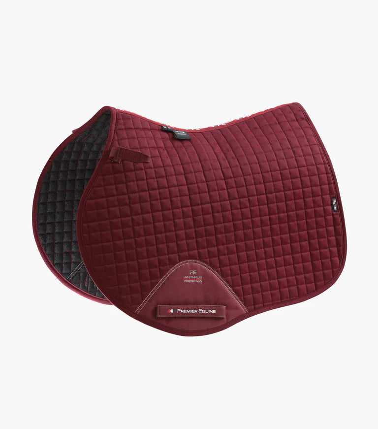 Premier Equine Close Contact Cotton GP/Jump Saddle Pad