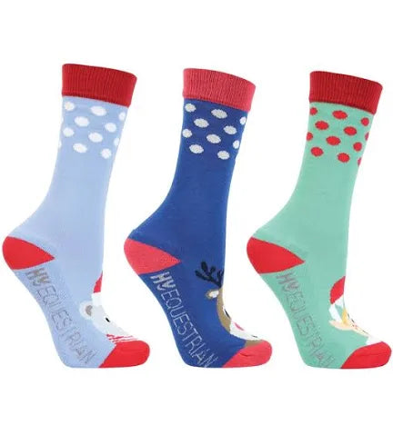 Hy Children’s Christmas Character Socks